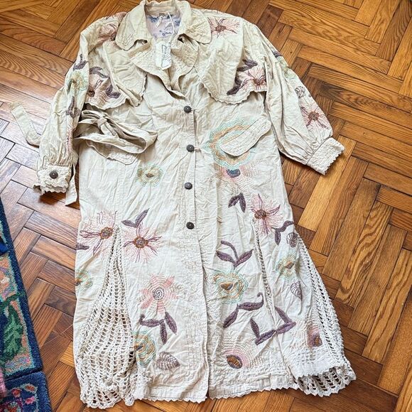 FREE PEOPLE Forget Me Not Trench Coat - Picture 7 of 13